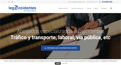 Desktop Screenshot of legaccidentes.com